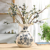 Elegante Jarra Floral em Cerâmica