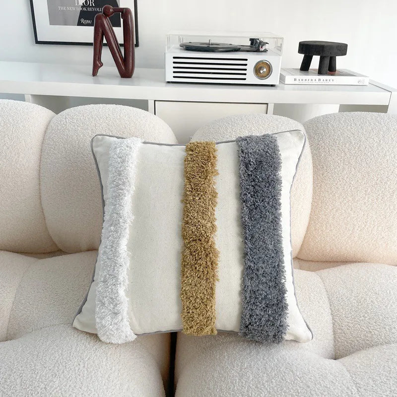 Capas de Almofada Boho Chic em Algodão e Linho