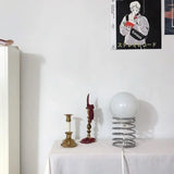 Candeeiro de Mesa em Vidro Mola Mobiliário Bauhaus