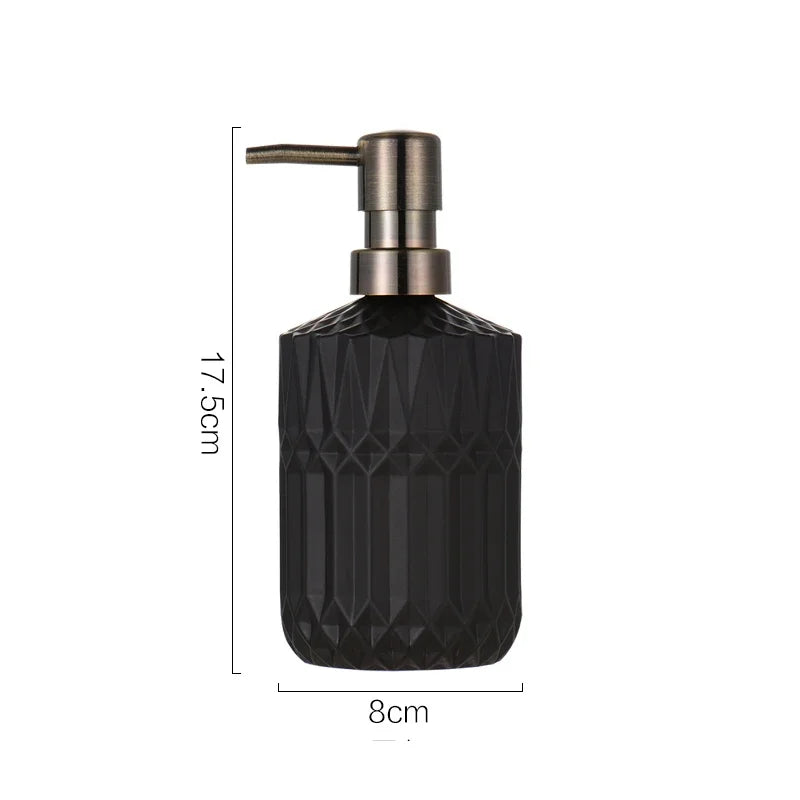 Elegante Doseador de Sabonete em Vidro 400ml