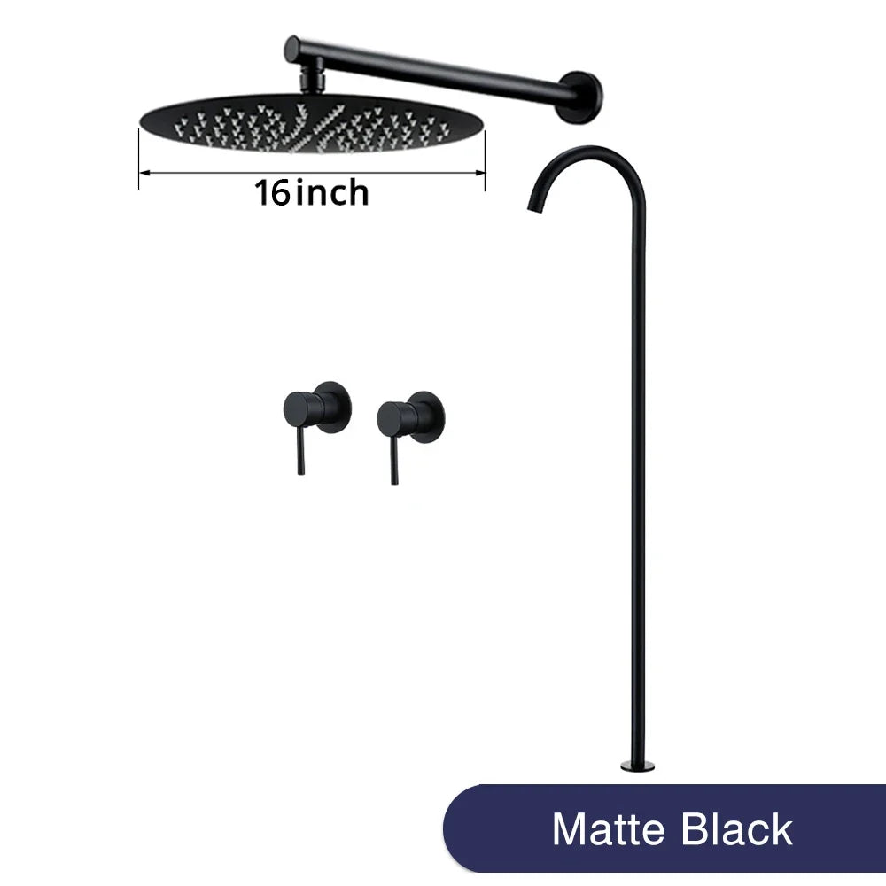 Elegante Torneira de Duche de Dupla Função