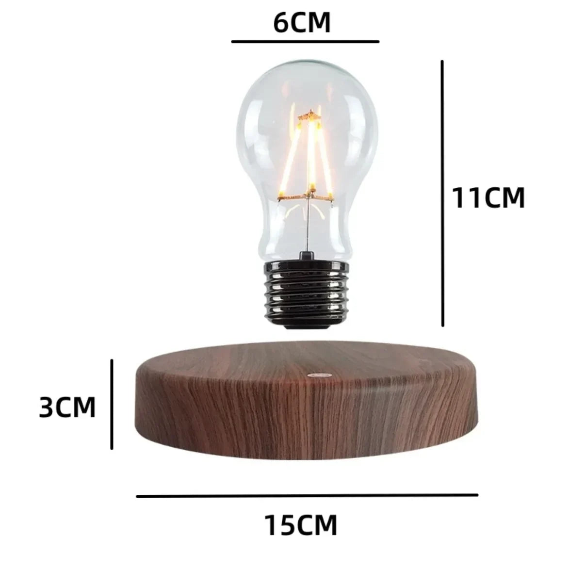 Candeeiro de Mesa LED Magnético Flutuante