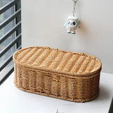 Cesto de Arrumação Boho em Rattan