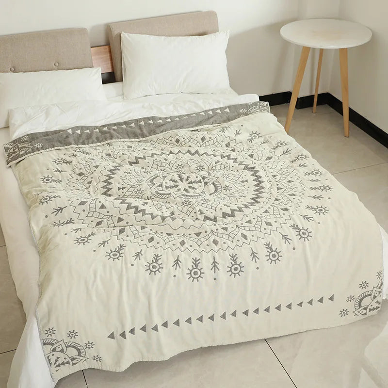 Manta Boho em Algodão