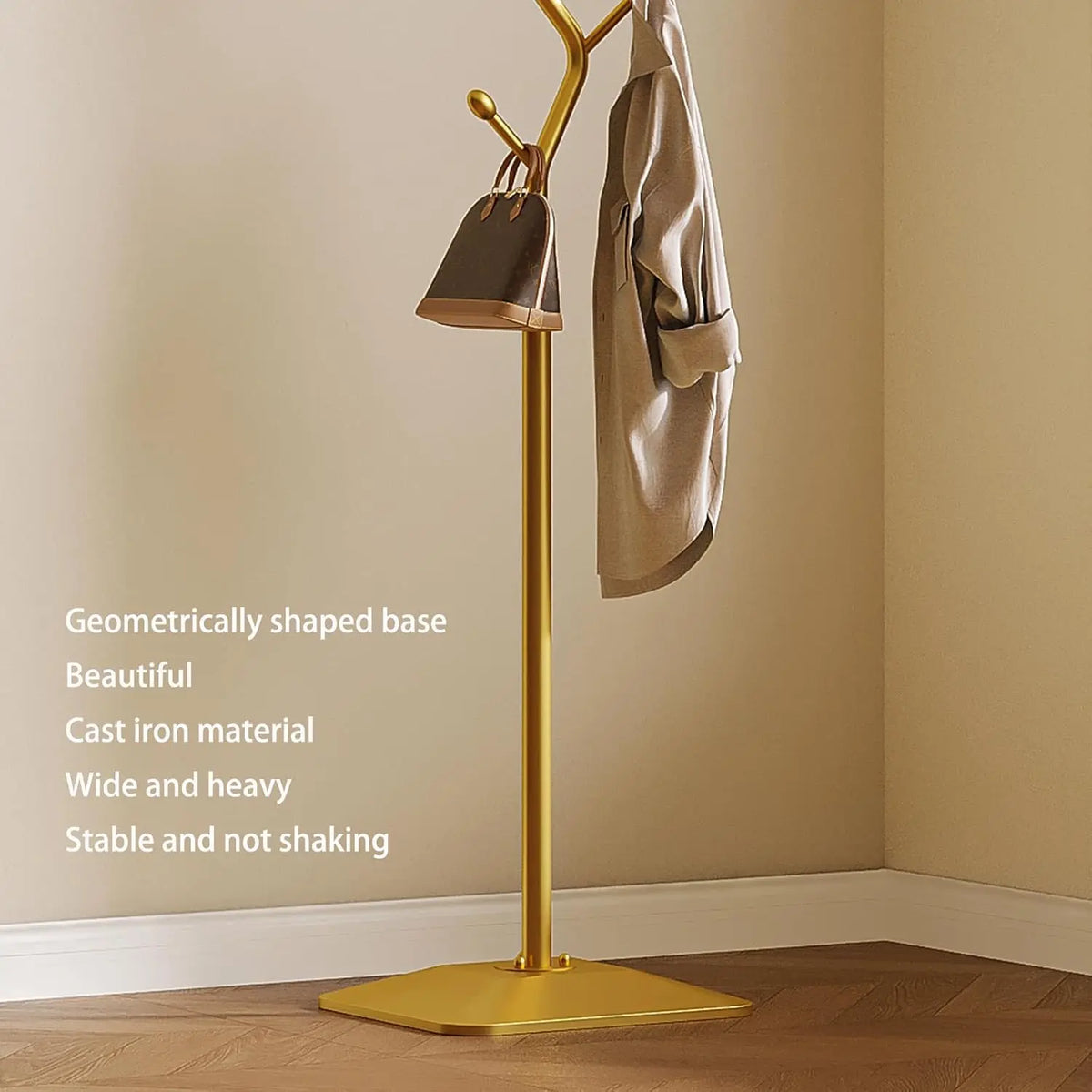 Elegante Bengaleiro em Metal com Design de Árvore