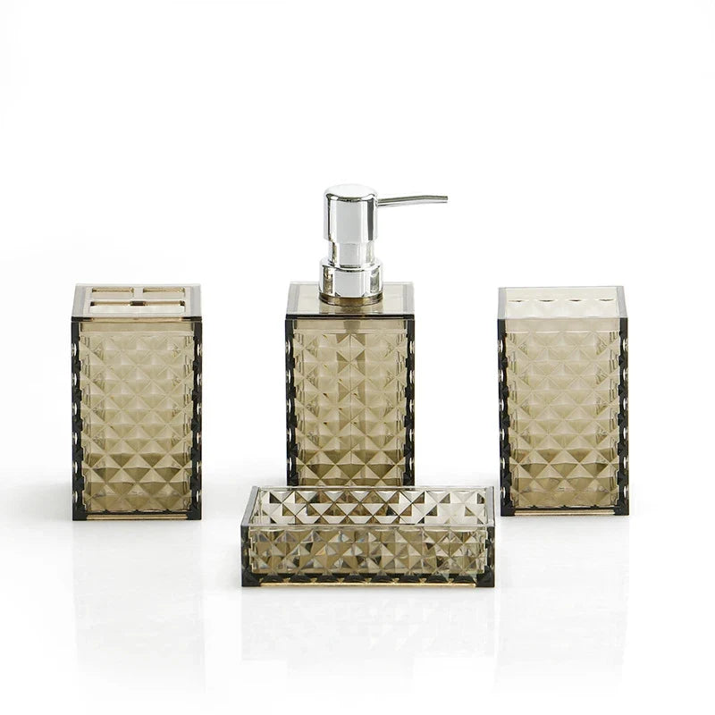 Elegante Conjunto de Acessórios de Casa de Banho