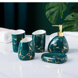 Elegante Conjunto de Casa de Banho em Mármore