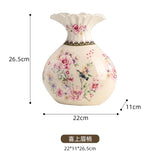 Elegante Jarra Floral em Cerâmica