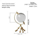 Conjunto Decorativo Dourado com Cristal