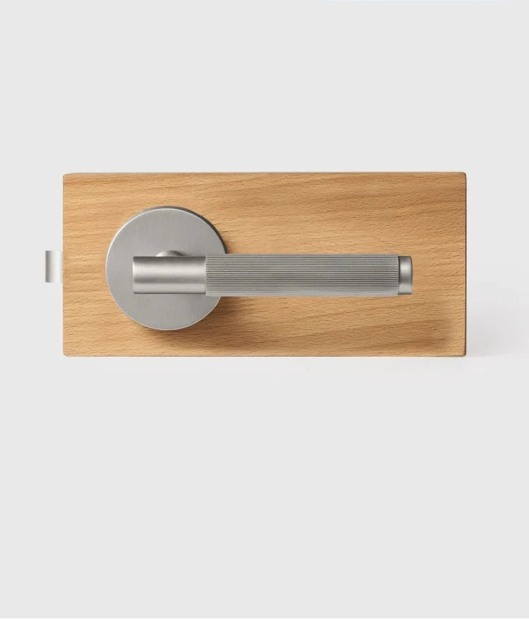 Elegante Conjunto de Puxadores de Porta em Latão