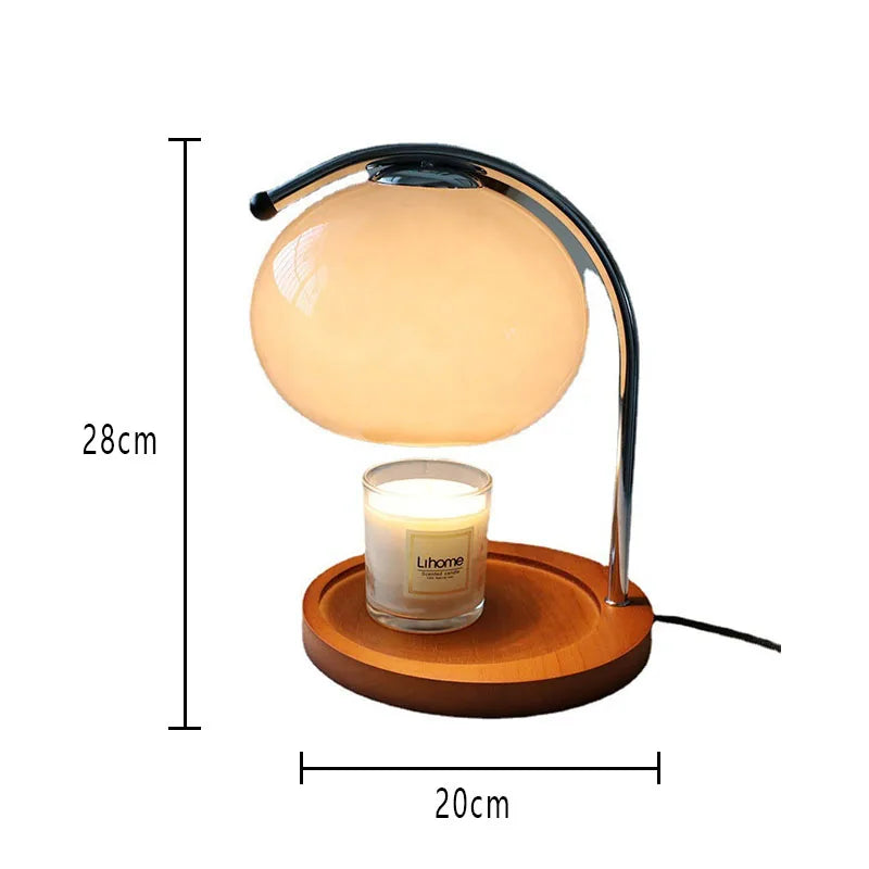 Candeeiro de Mesa em Vidro Bauhaus Gry