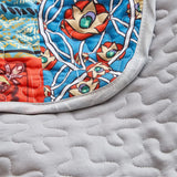 Conjunto de Colcha Patchwork Floral
