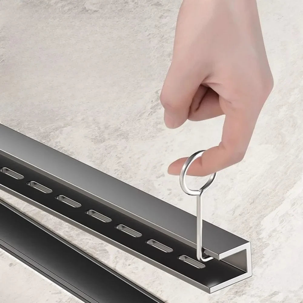 Elegante Ralo Linear de Duche