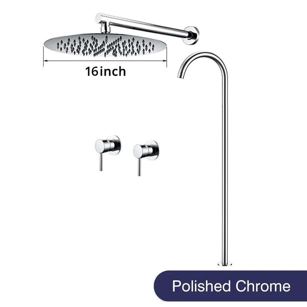 Elegante Torneira de Duche de Dupla Função