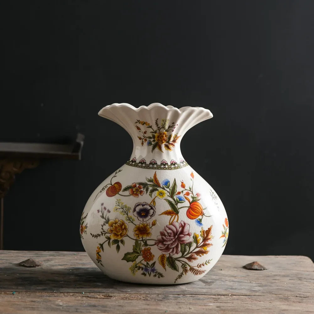 Elegante Jarra Floral em Cerâmica