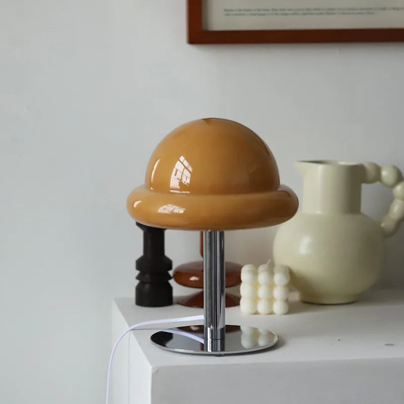 Candeeiro de Mesa Cogumelo Candeeiro de Secretária Moderno Mid Century Mobiliário Bauhaus