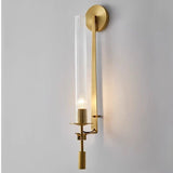 Candeeiro de Parede Moderno Dourado