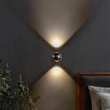 Candeeiro de Parede LED Moderno em Latão