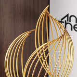 Elegante Escultura Abstrata em Cerâmica