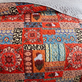 Conjunto de Colcha Patchwork Floral