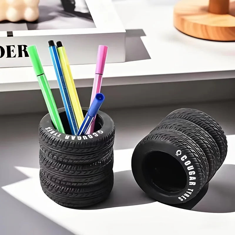 Organizador Porta-Canetas Pneu