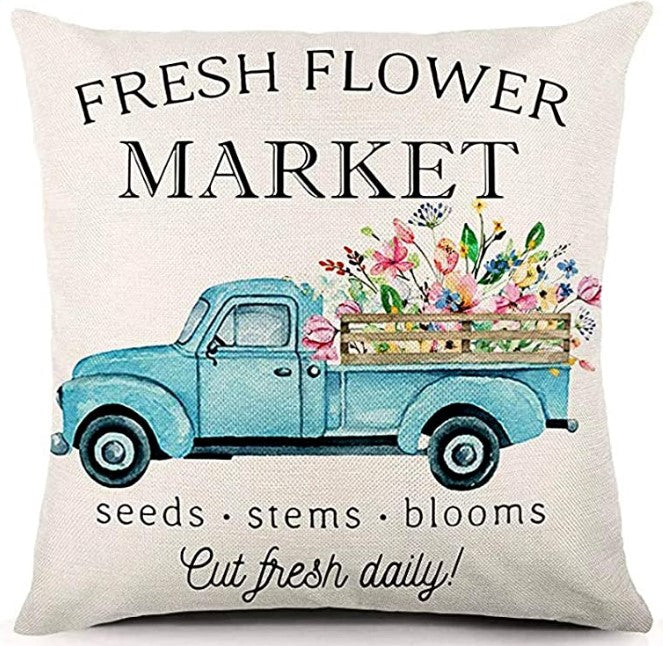 Capas de Almofada Florais Frescura de Primavera – 45 × 45cm