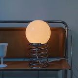 Candeeiro de Mesa em Vidro Mola Mobiliário Bauhaus