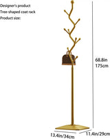 Elegante Bengaleiro em Metal com Design de Árvore