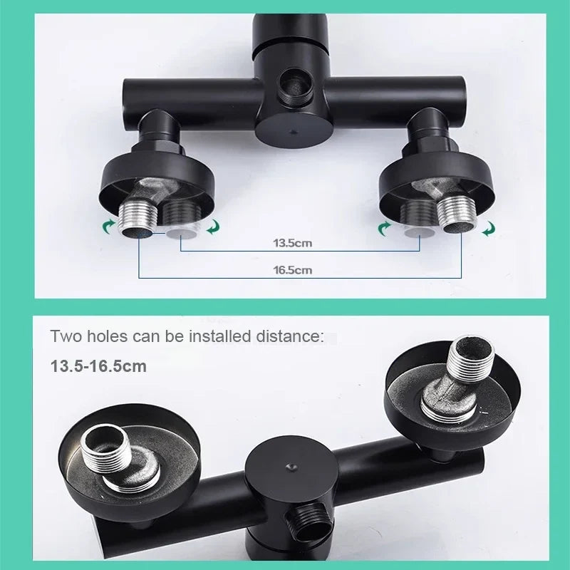 Elegante Torneira de Duche de Parede
