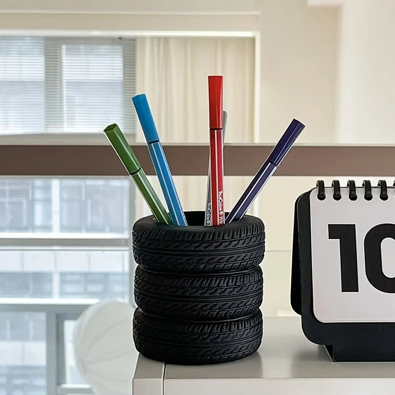 Organizador Porta-Canetas Pneu