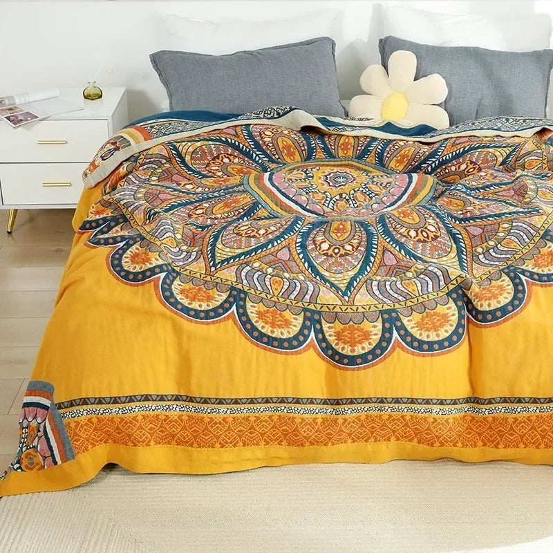Manta Boho em Algodão