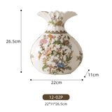 Elegante Jarra Floral em Cerâmica