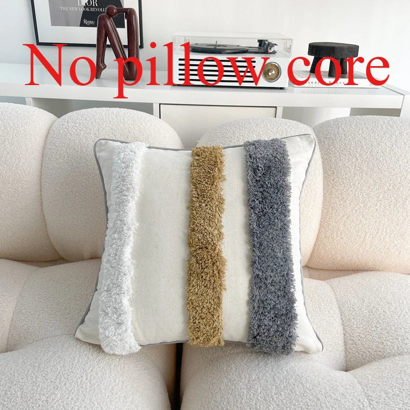 Capas de Almofada Boho Chic em Algodão e Linho