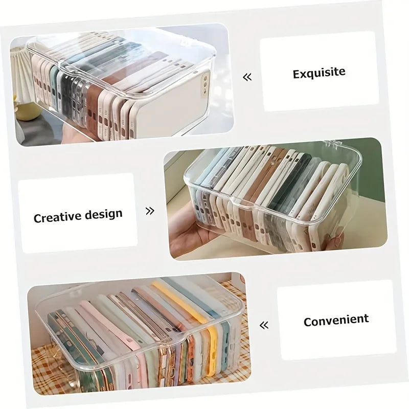 Caixa de Arrumação em Acrílico Transparente