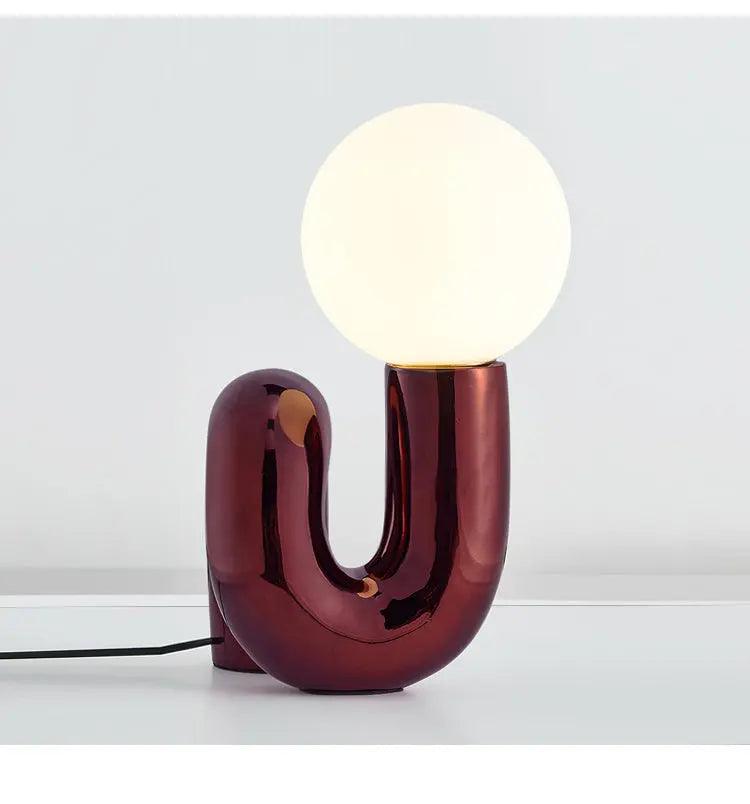Candeeiro de Mesa Arte Moderna para Sala de Estar