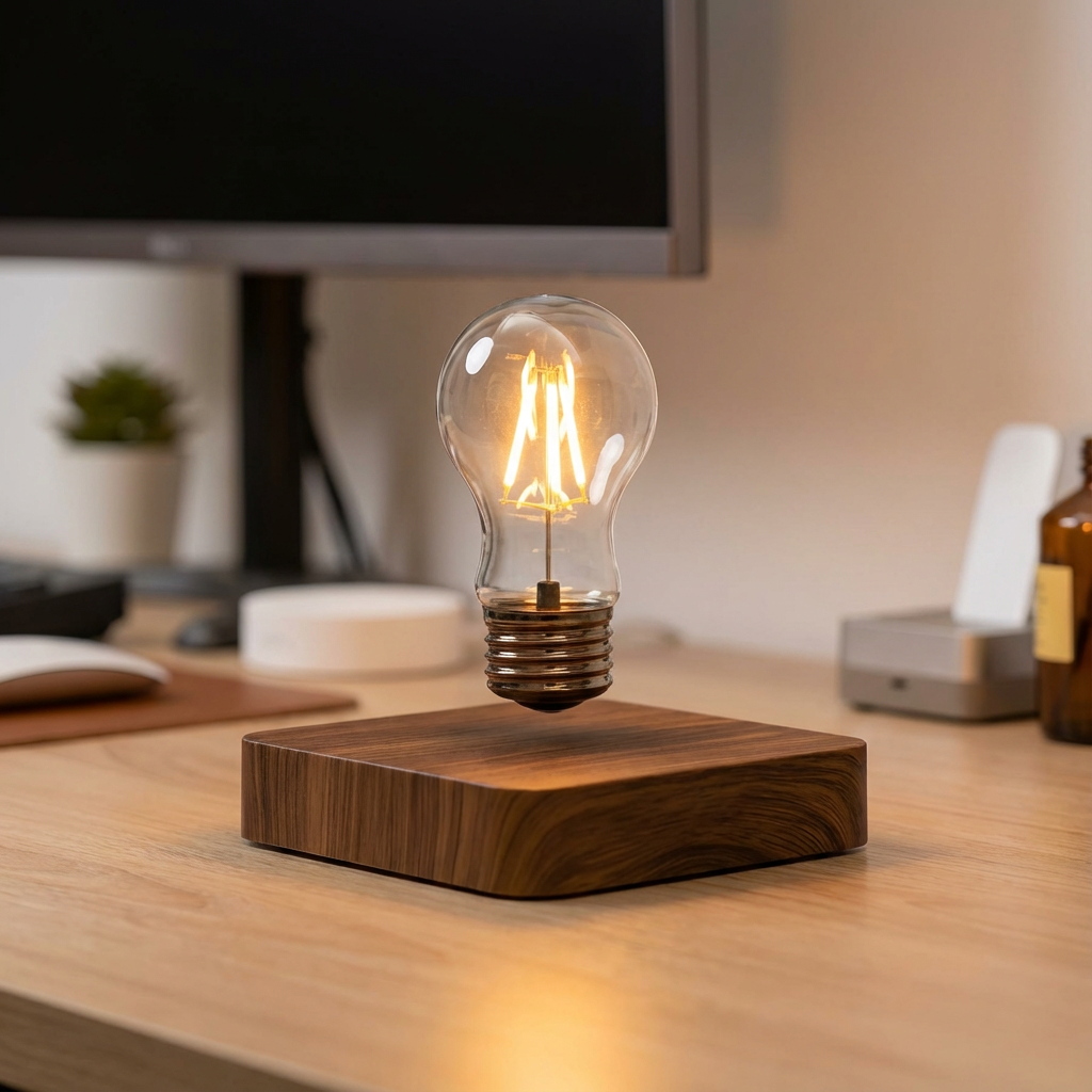 Candeeiro de Mesa LED Magnético Flutuante