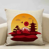 Capas de Almofada de Arte Japonesa – 50 × 50cm  Cópia