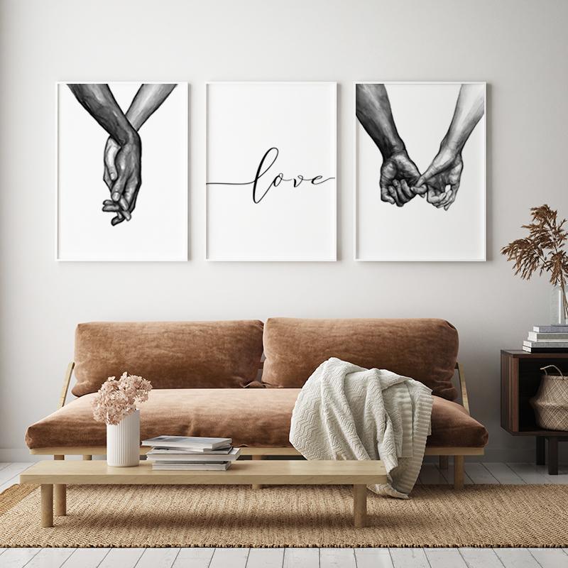 Coleção de Telas Minimalistas de Arte Linear
