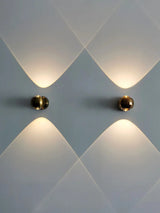 Candeeiro de Parede LED Moderno em Latão