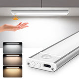 Luz LED Recarregável para Armários com Sensor de Movimento