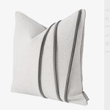 Almofada Minimalista com Pespontos – 45 × 45cm