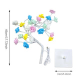 Candeeiro de Mesa Árvore de Rosas LED – Luz Decorativa USB 45cm