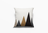 Capas de Almofada Geométricas em Linho – Conjunto de 4, 45 × 45cm