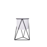 Vaso Circular em Cerâmica com Suporte