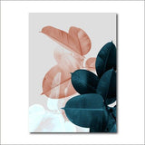 Telas Botânicas Abstratas