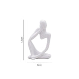 Estatuetas Esculturais Trio Pensador