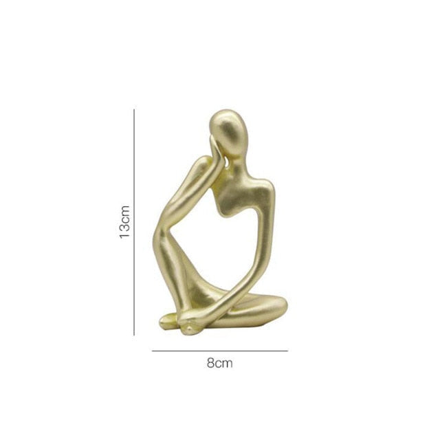 Estatuetas Esculturais Trio Pensador